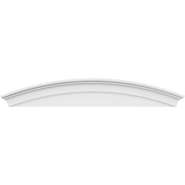 Arched Architectural Grade PVC Pediment, 82W X 14H X 2-3/4P